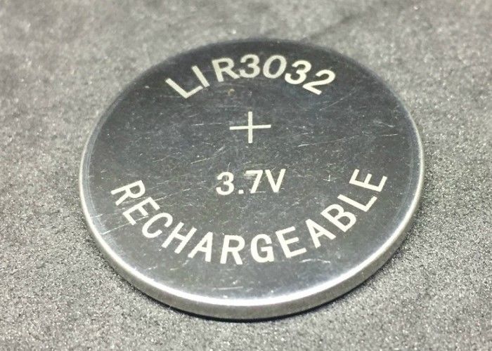 Rechargeable LIR3032   Li Ion Button Battery  110mAh Low Power Consumption